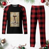 Funny Xmas Movie Plaid Pajama Set Fragile Leg Lamp - Wonder Print Shop