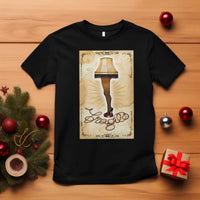 Funny Christmas Movie T Shirt Fragile Leg Lamp - Wonder Print Shop