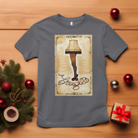 Funny Christmas Movie T Shirt Fragile Leg Lamp - Wonder Print Shop