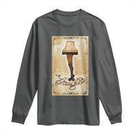 Funny Christmas Movie Long Sleeve Shirt Fragile Leg Lamp