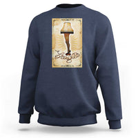 Funny Christmas Movie Sweatshirt Fragile Leg Lamp - Wonder Print Shop
