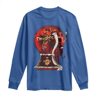 Christmas Krampus Long Sleeve Shirt Are You On The Naughty List Krampus Lover