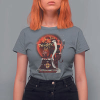 Christmas Krampus T Shirt For Women Are You On The Naughty List Krampus Lover - Wonder Print Shop