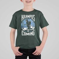 Christmas Krampus T Shirt For Kid Krampusnacht Monster Krampus Lover Festive Horror - Wonder Print Shop
