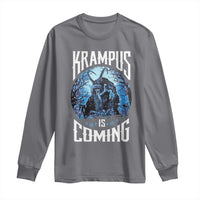 Christmas Krampus Long Sleeve Shirt Krampusnacht Monster Krampus Is Coming