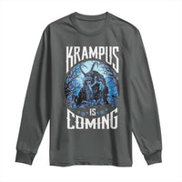 Christmas Krampus Long Sleeve Shirt Krampusnacht Monster Krampus Is Coming