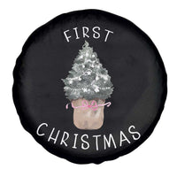 My First Christmas Spare Tire Cover Baby's First Holiday Xmas Tree Bow - Wonder Print Shop