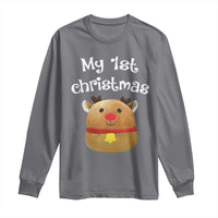 Baby First Christmas Outfit Long Sleeve Shirt Cute Reindeer Santa Boys Girls