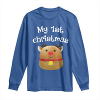 Baby First Christmas Outfit Long Sleeve Shirt Cute Reindeer Santa Boys Girls