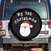 My First Christmas Spare Tire Cover Baby's First Holiday Xmas Santa - Wonder Print Shop