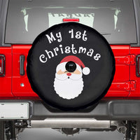 My First Christmas Spare Tire Cover Baby's First Holiday Xmas Santa - Wonder Print Shop