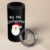 My First Christmas 4 in 1 Can Cooler Tumbler Baby's First Holiday Xmas Santa - Wonder Print Shop