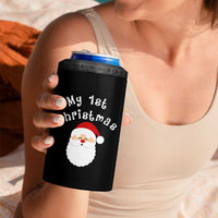 My First Christmas 4 in 1 Can Cooler Tumbler Baby's First Holiday Xmas Santa - Wonder Print Shop