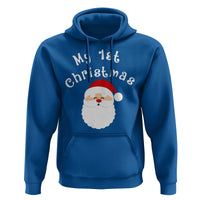 My First Christmas Hoodie Baby's First Holiday Xmas Santa - Wonder Print Shop