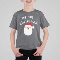 My First Christmas T Shirt For Kid Baby's First Holiday Xmas Santa - Wonder Print Shop