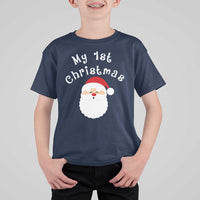 My First Christmas T Shirt For Kid Baby's First Holiday Xmas Santa - Wonder Print Shop