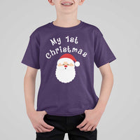 My First Christmas T Shirt For Kid Baby's First Holiday Xmas Santa - Wonder Print Shop