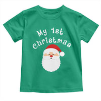 My First Christmas Toddler T Shirt Baby's First Holiday Xmas Santa - Wonder Print Shop