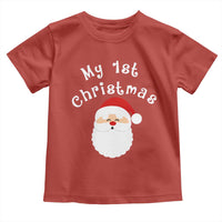 My First Christmas Toddler T Shirt Baby's First Holiday Xmas Santa - Wonder Print Shop