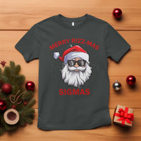 Funny Christmas Santa T Shirt Merry Rizz Mas Sigmas Gen Alpha Middle School Christmas - Wonder Print Shop