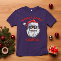 Funny Christmas Santa T Shirt Merry Rizz Mas Sigmas Gen Alpha Middle School Christmas - Wonder Print Shop