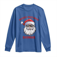 Funny Christmas Santa Long Sleeve Shirt Merry Rizz Mas Sigmas Gen Alpha Middle School Christmas