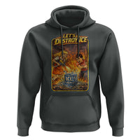 Subtle Abolish Ice Hoodie Retro Protest Satirical Graphic Let's Destroy Ice