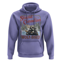 Stupid Canadian Wolf Bird Hoodie Vintage Heated Hookey Loon Meme