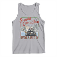 Stupid Canadian Wolf Bird Tank Top Vintage Heated Hookey Loon Meme