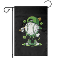 Baseball Drip Icecream Garden Flag Youth Boy St Patricks Day Shamrock Green