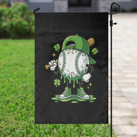Baseball Drip Icecream Garden Flag Youth Boy St Patricks Day Shamrock Green