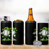 Baseball Drip Icecream 4 in 1 Can Cooler Tumbler Youth Boy St Patricks Day Shamrock Green