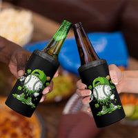 Baseball Drip Icecream 4 in 1 Can Cooler Tumbler Youth Boy St Patricks Day Shamrock Green