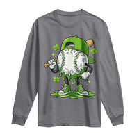 Baseball Drip Icecream Long Sleeve Shirt Youth Boy St Patricks Day Shamrock Green