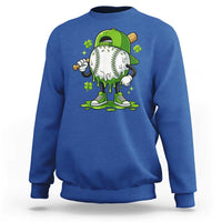 Baseball Drip Icecream Sweatshirt Youth Boy St Patricks Day Shamrock Green