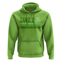 Retro Lucky Hoodie St Patricks Day Irish Shamrock
