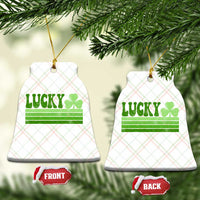 Retro Lucky Ceramic Ornament St Patricks Day Irish Shamrock