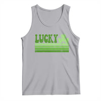 Retro Lucky Tank Top St Patricks Day Irish Shamrock