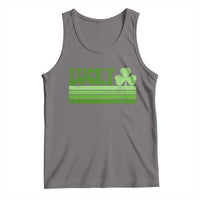 Retro Lucky Tank Top St Patricks Day Irish Shamrock