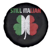 St Patricks Day Still Italian Spare Tire Cover Funny Retro Shamrock Italy Flag