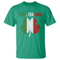 St Patricks Day Still Italian T Shirt Funny Retro Shamrock Italy Flag