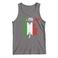St Patricks Day Still Italian Tank Top Funny Retro Shamrock Italy Flag