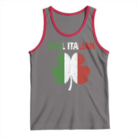 St Patricks Day Still Italian Tank Top Funny Retro Shamrock Italy Flag