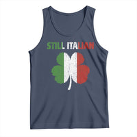 St Patricks Day Still Italian Tank Top Funny Retro Shamrock Italy Flag