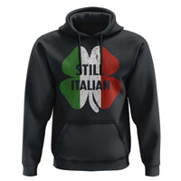 Funny St Patricks Day Italian Hoodie Retro Vintage Shamrock Italy Flag
