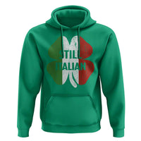 Funny St Patricks Day Italian Hoodie Retro Vintage Shamrock Italy Flag