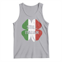 Funny St Patricks Day Italian Tank Top Retro Vintage Shamrock Italy Flag