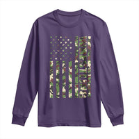 Wrestling American Flag Camo Wrestler Long Sleeve Shirt
