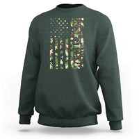 Wrestling American Flag Camo Wrestler Sweatshirt