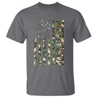 Wrestling American Flag Camo Wrestler T Shirt